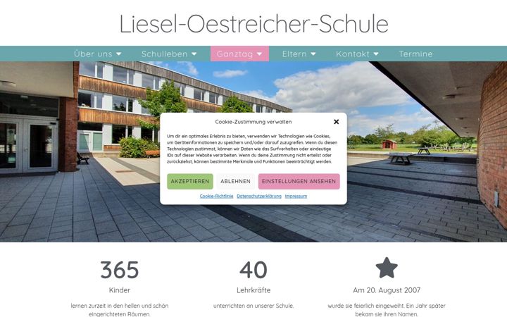 Screenshot of liesel-oestreicher-schule.de