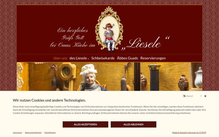 Screenshot of liesele.de