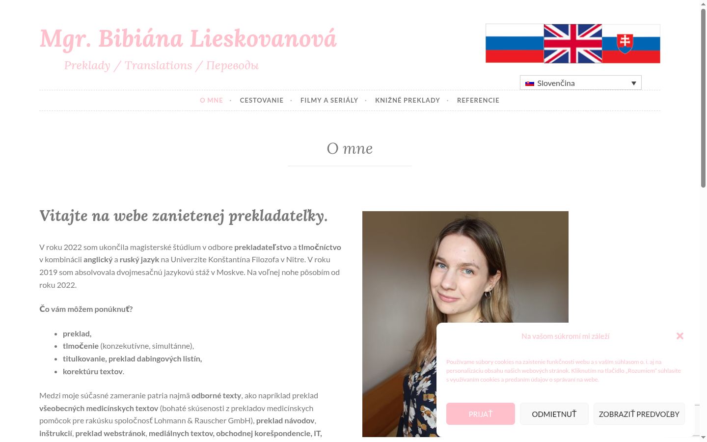 Snímek obrazovky baneru souhlasu zobrazeného před jakoukoli interakcí