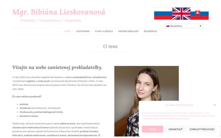 Screenshot of lieskovanova.com