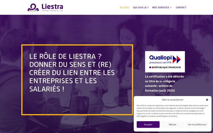 Screenshot of liestra.com