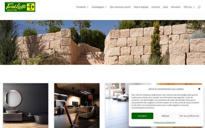 Screenshot of lietti.ch