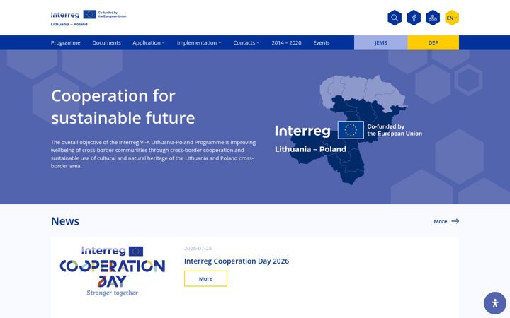 Screenshot of lietuva-polska.eu