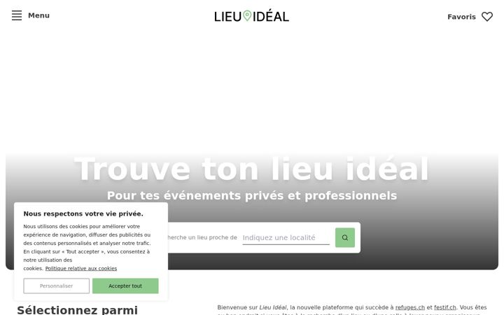 Screenshot of lieu-ideal.ch