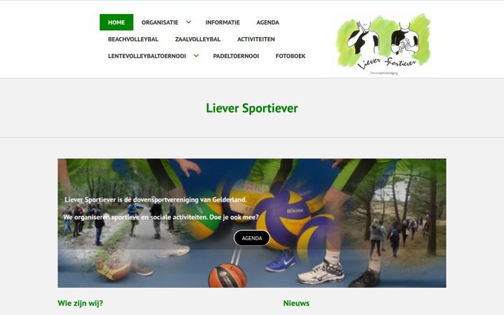 Screenshot ta' lieversportiever.nl