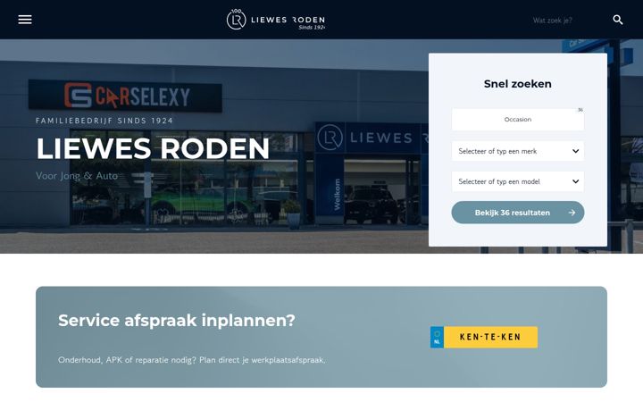 Screenshot of liewesroden.nl