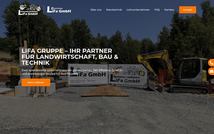 Screenshot of lifa-gmbh.de