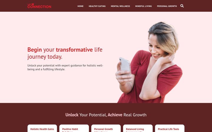 Screenshot of lifconnection.com