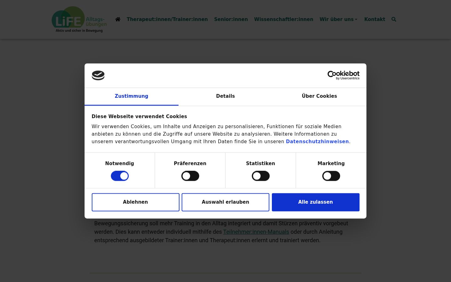 Snímek obrazovky baneru souhlasu zobrazeného před jakoukoli interakcí