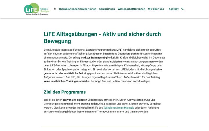 Screenshot of life-alltagsuebungen.de