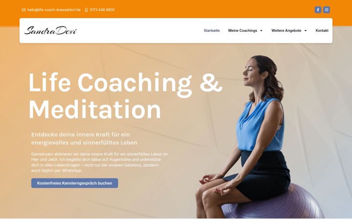 Screenshot of life-coach-duesseldorf.de