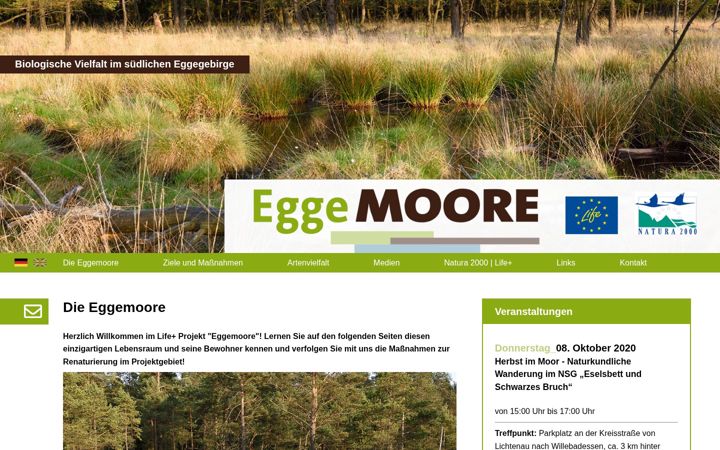 Screenshot of life-eggemoore.de