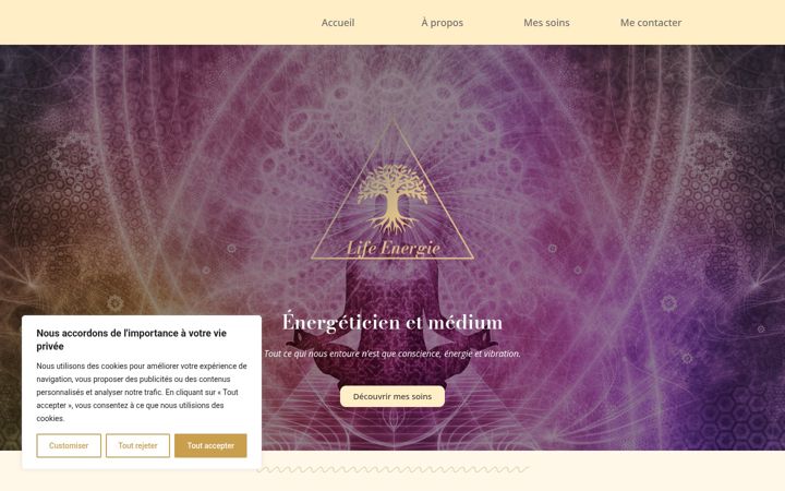 Screenshot of life-energie.ch