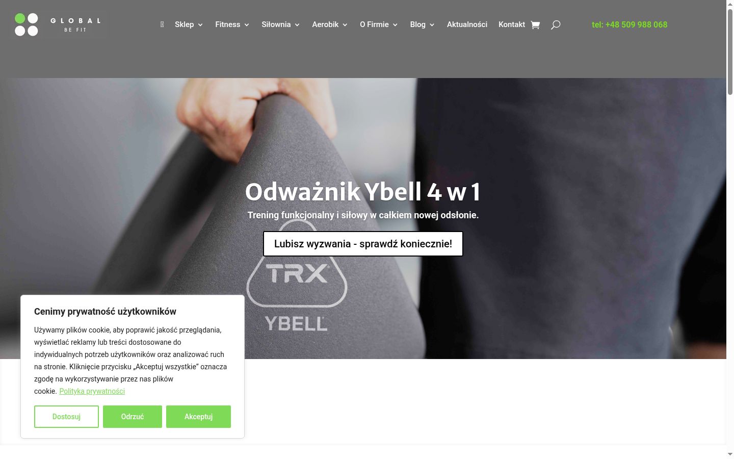 Sutikimo reklamjuostės, rodytos prieš bet kokią sąveiką, ekrano kopija