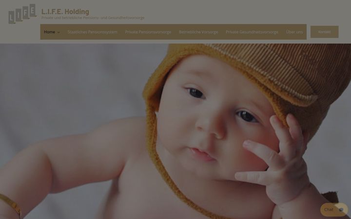 Screenshot of life-holding.eu