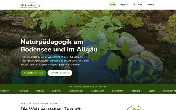 Screenshot of life-in-nature.de
