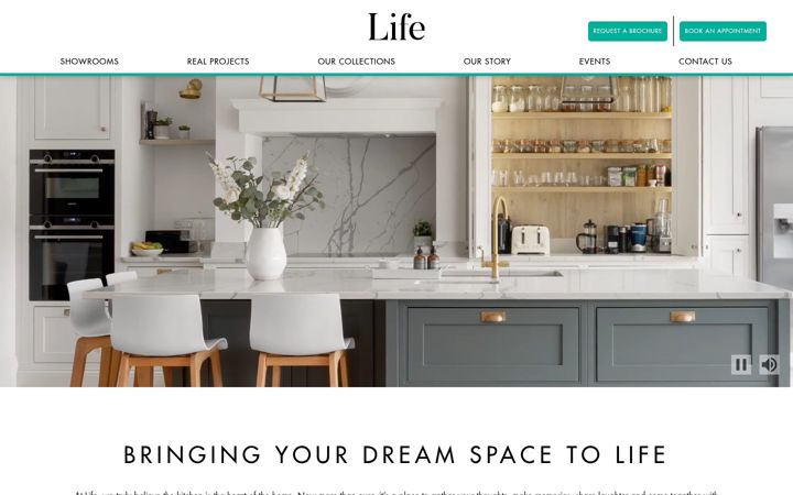 Screenshot of life-kitchens.co.uk