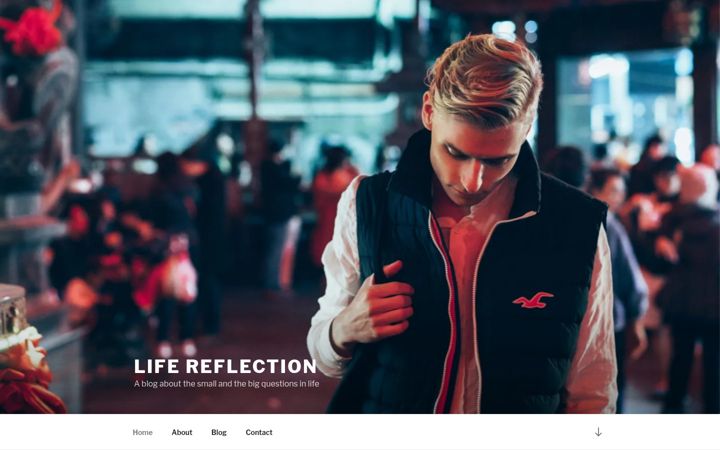 Screenshot of life-reflection.com
