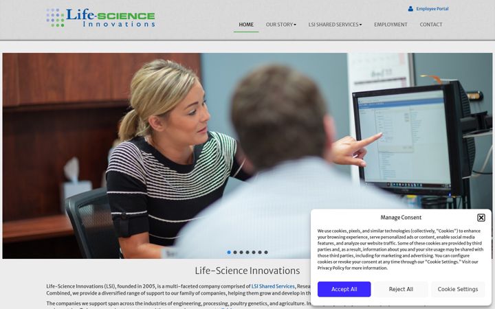 Screenshot of life-scienceinnovations.com