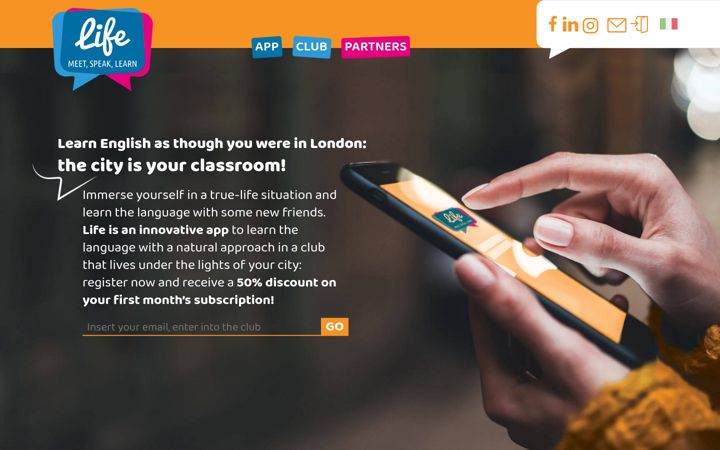 Screenshot of life-speaking.club