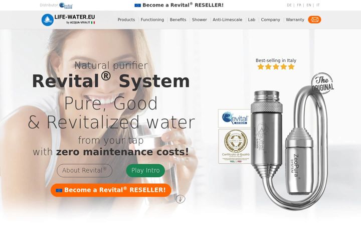Kuvakaappaus sivustosta life-water.eu