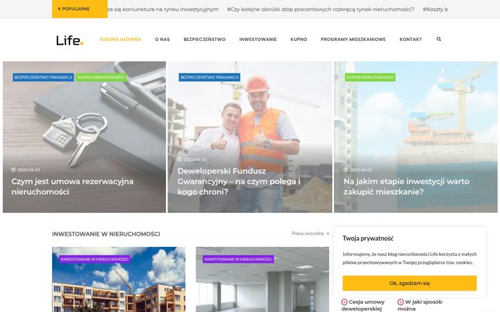 Screenshot of life.net.pl