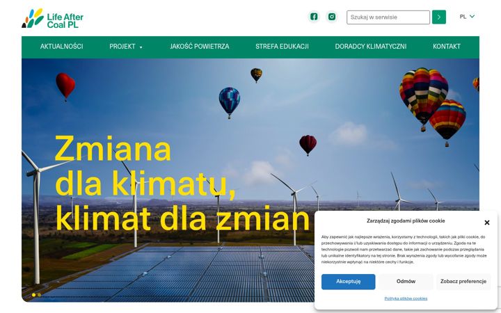Screenshot of lifeaftercoal.pl