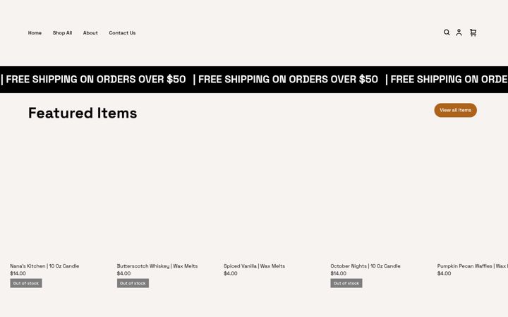 Screenshot of lifeandhoneyshop.com