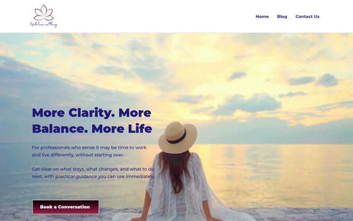 Screenshot of lifebalance-wellbeing.ch