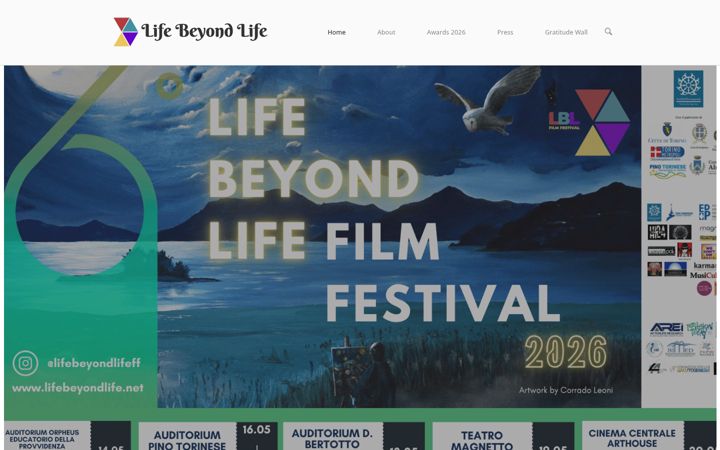 Screenshot of lifebeyondlife.net
