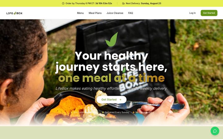 Screenshot of lifeboxfoods.com