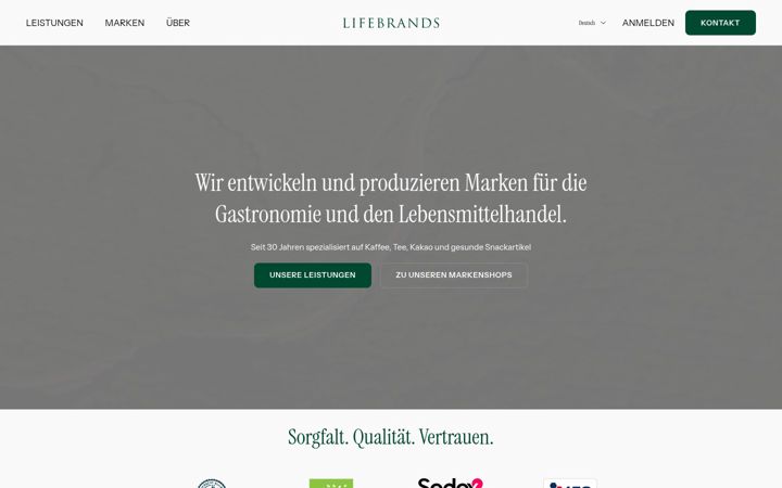 Screenshot of lifebrands.de