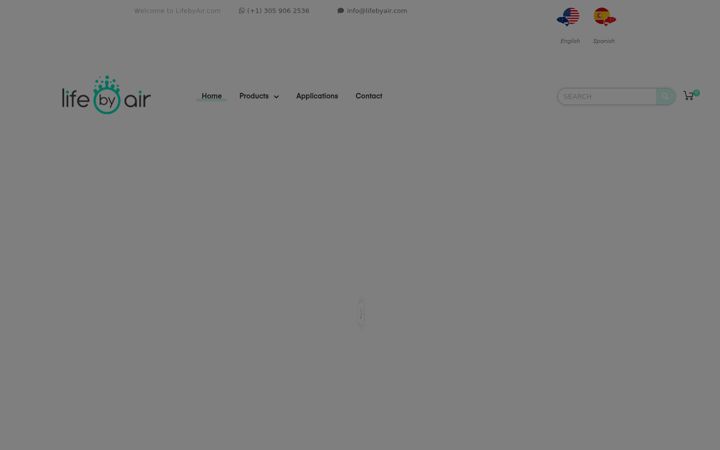 Screenshot of lifebyair.com