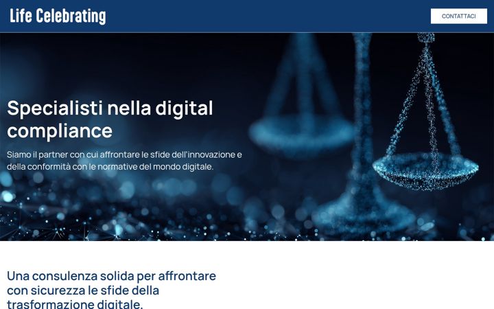 Screenshot of lifecelebrating.com