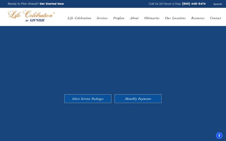 Screenshot of lifecelebration.com