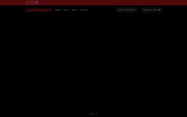 Screenshot of lifechocolate.eu