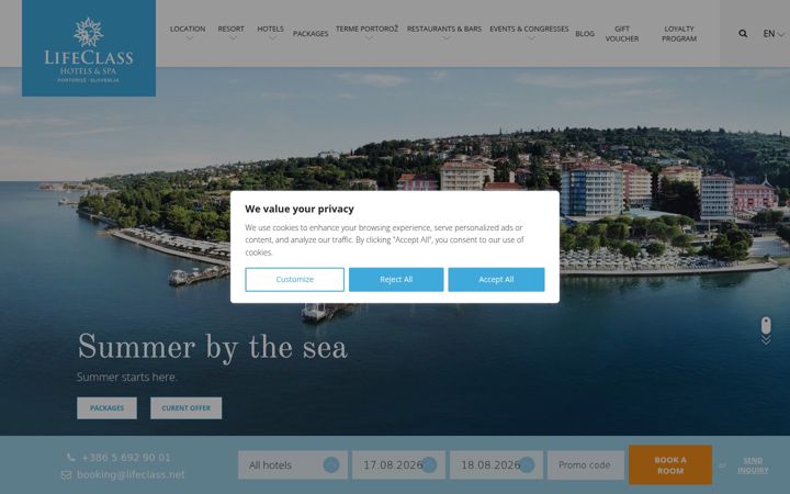 Screenshot of lifeclass.net
