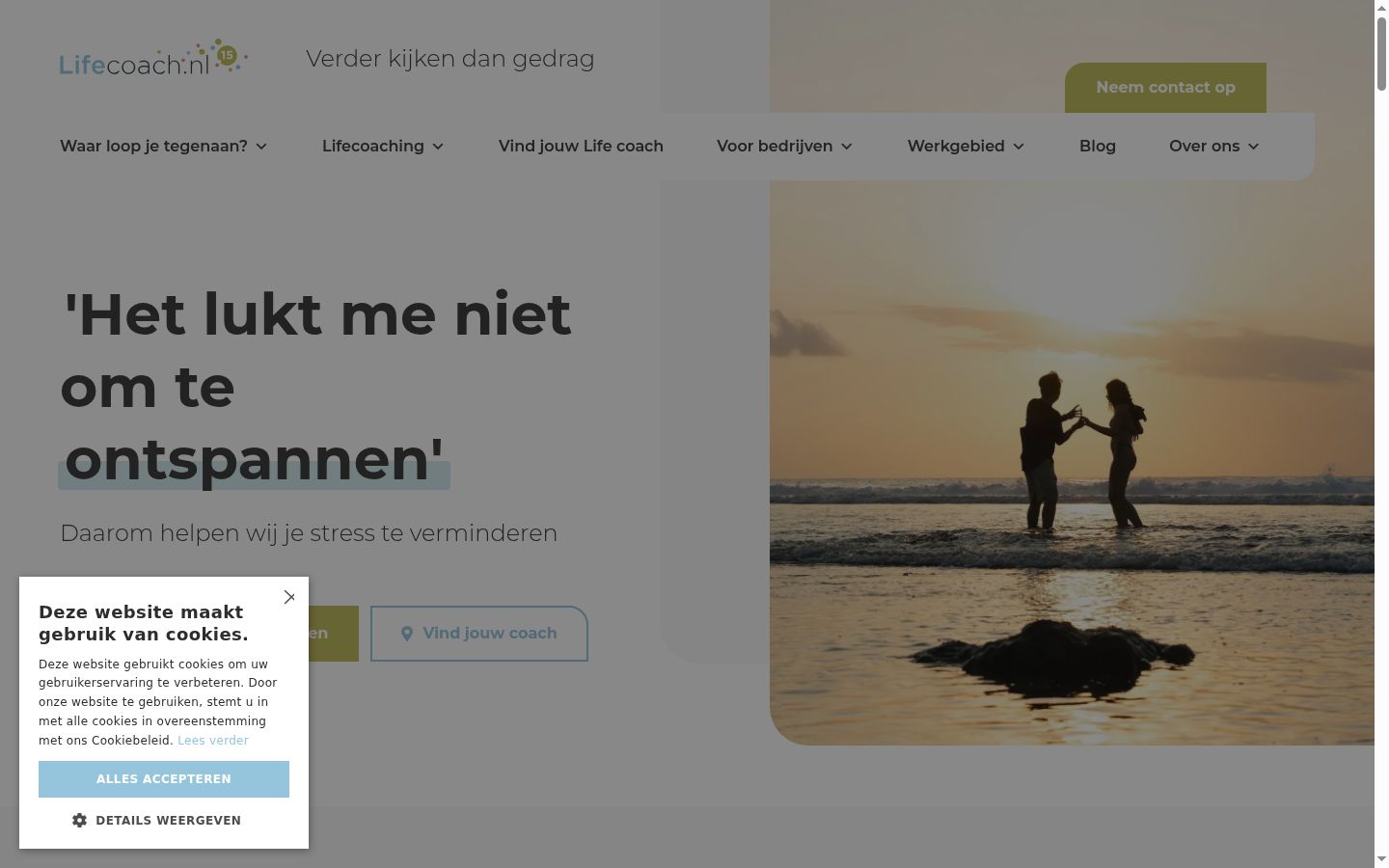 Screenshot tal-banner tal-kunsens muri qabel kwalunkwe interazzjoni
