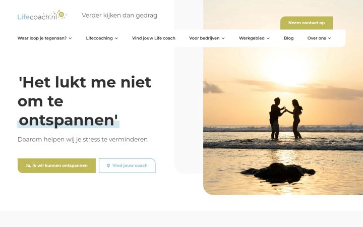 Screenshot of lifecoach.nl