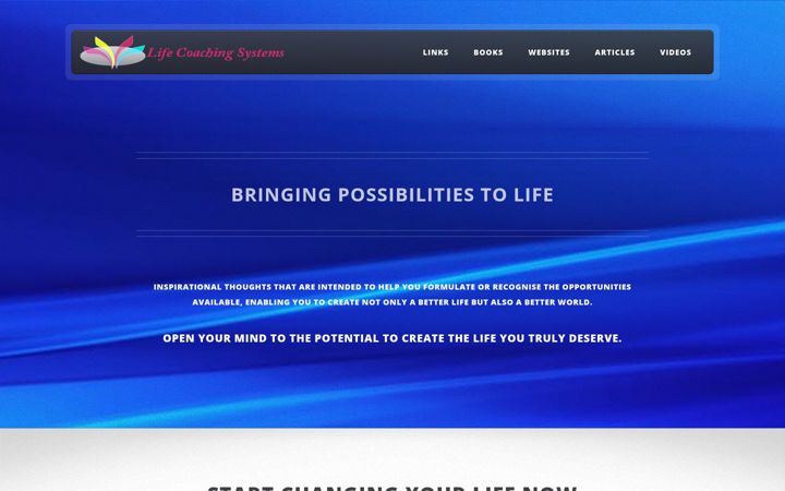 Screenshot of lifecoachingsystems.com