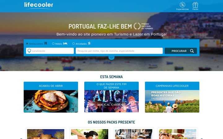 Screenshot of lifecooler.com