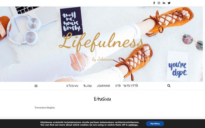 Screenshot of lifefulnessbyjohanna.com