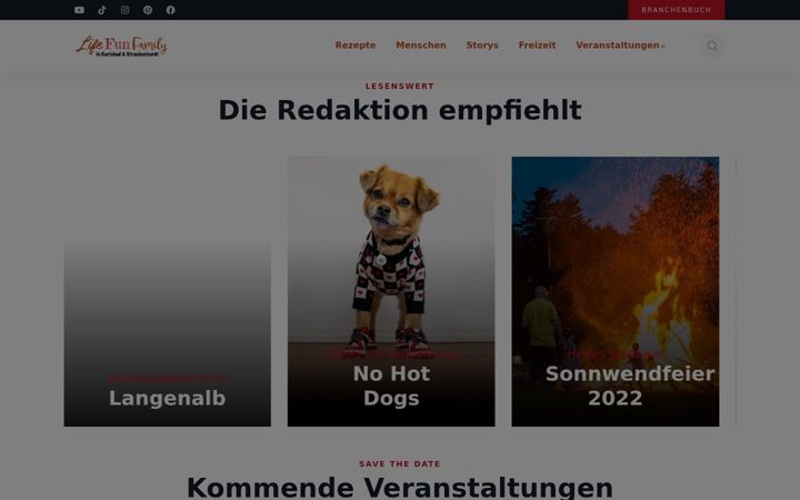 Screenshot of lifefunfamily.de