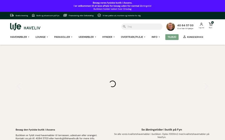 Screenshot of lifehaveliv.dk