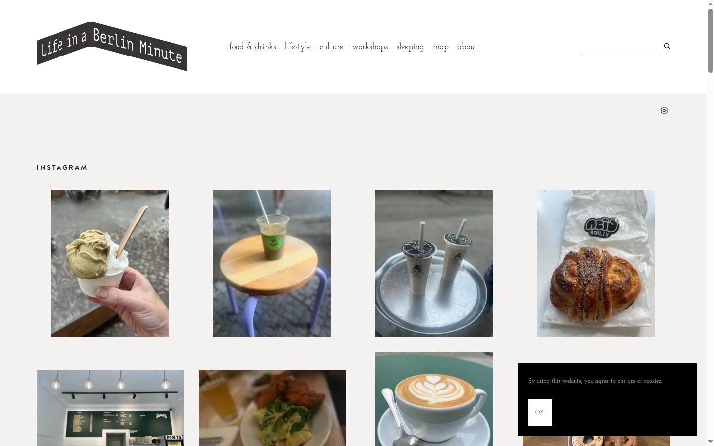 Skärmbild av samtyckesbannern som visades före någon interaktion