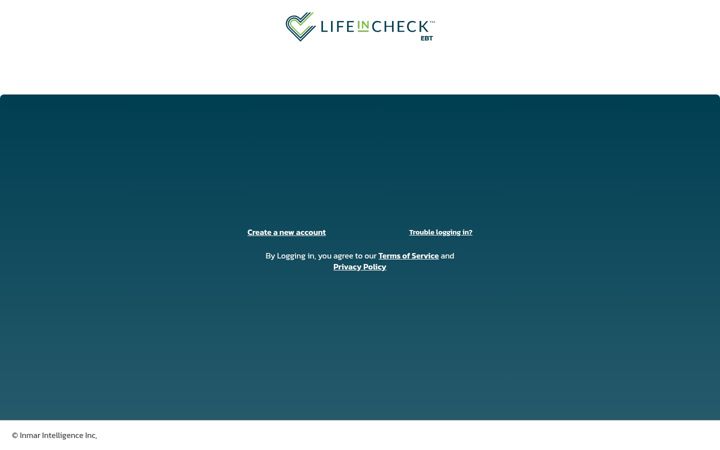 Screenshot of lifeincheckebt.com