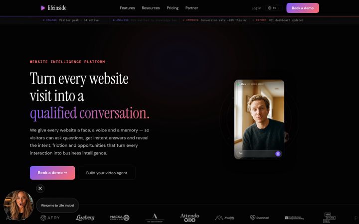 Screenshot of lifeinside.io
