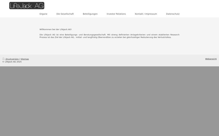 Ekraanipilt saidist lifejack.de