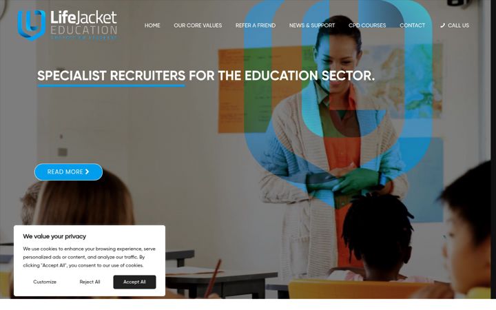 Screenshot of lifejacketeducation.com
