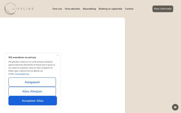 Screenshot of lifeline-care.org